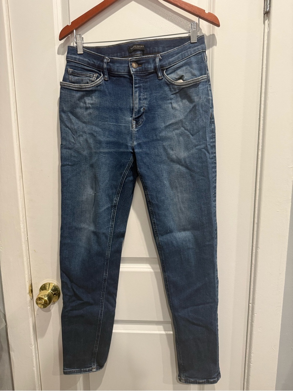 Banana Republic Men’s Skinny Jeans in Blue Wash